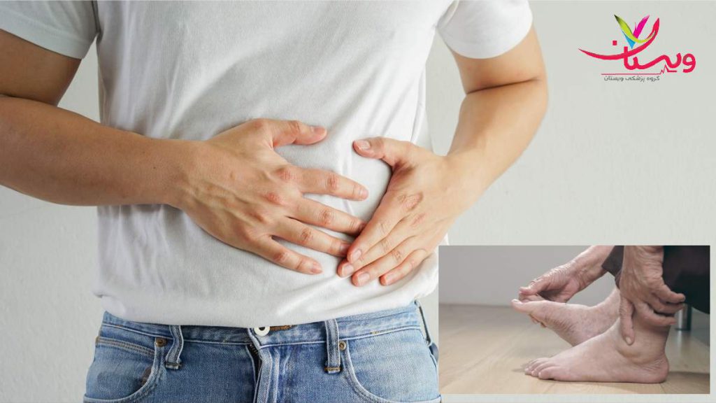 درد کف پا و کلیه