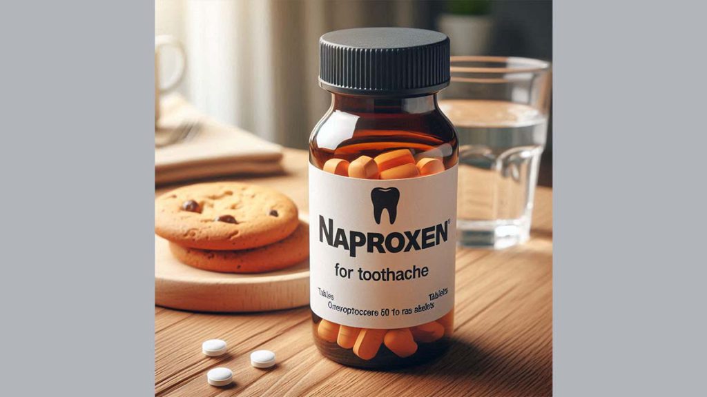 کاهش التهاب و درد لثه با ناپروکسن 500