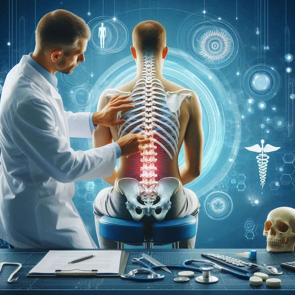 فرق کایروپراکتیک با فیزیوتراپی اقایی که برای دیسک کمر تحت مداوا با کایروپراکتر است